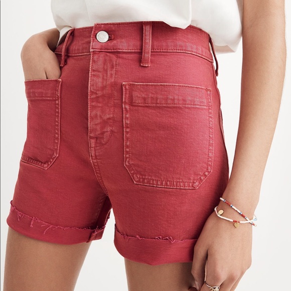 Madewell Pants - Madewell High Rise Denim Shorts
